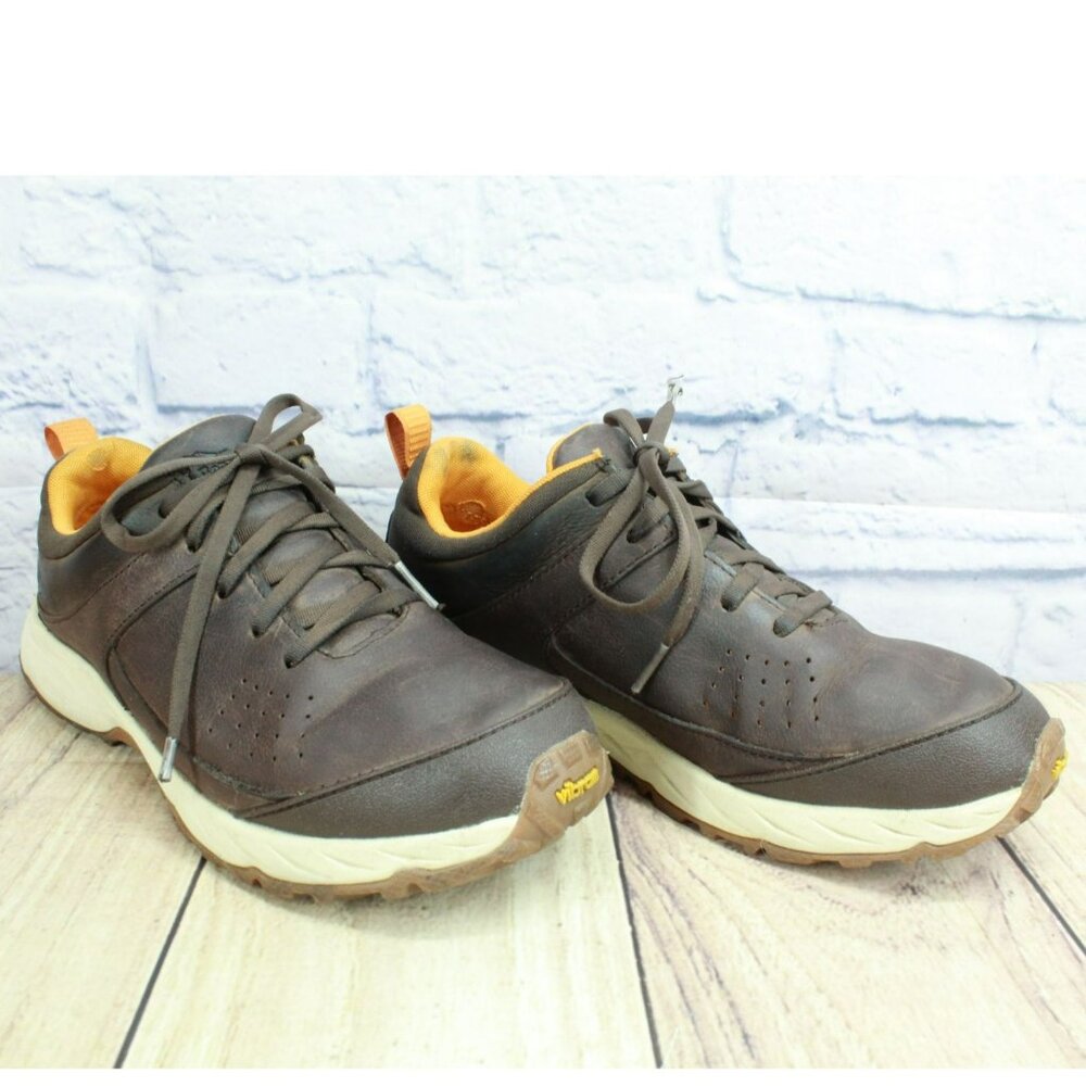 LL Bean Trailfinder Brown Leather Waterproof Rugged Hiking Shoes Size 7 M - Picture 3 of 9